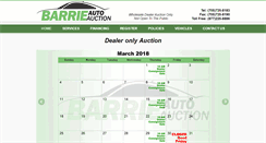 Desktop Screenshot of barrieautoauction.com